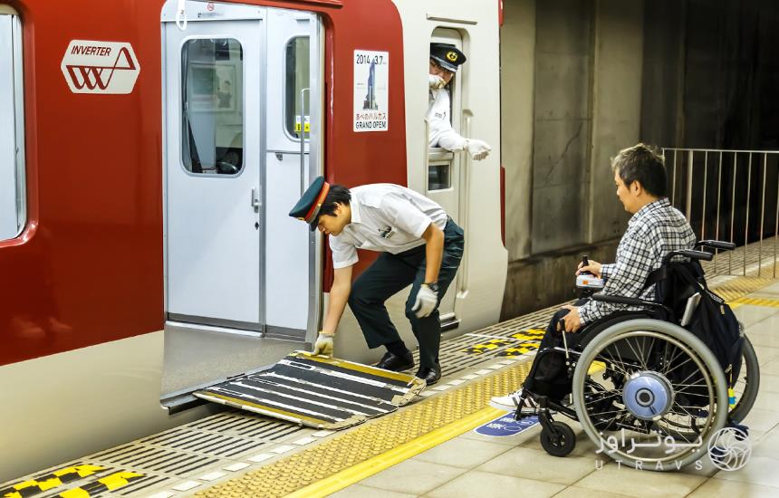 امکانات قطارها برای معلولین